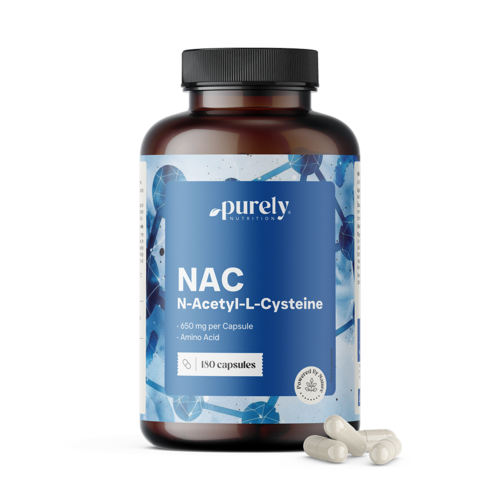 NAC 650 mg, 180 cápsulas