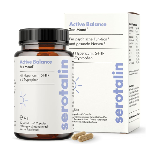 Active Balance – complexo de hipericão com 5-HTP, 60 cápsulas