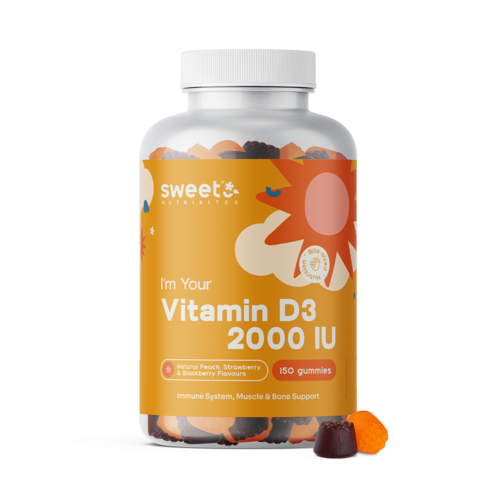 Vitamina D3 2000 UI, 150 gomas