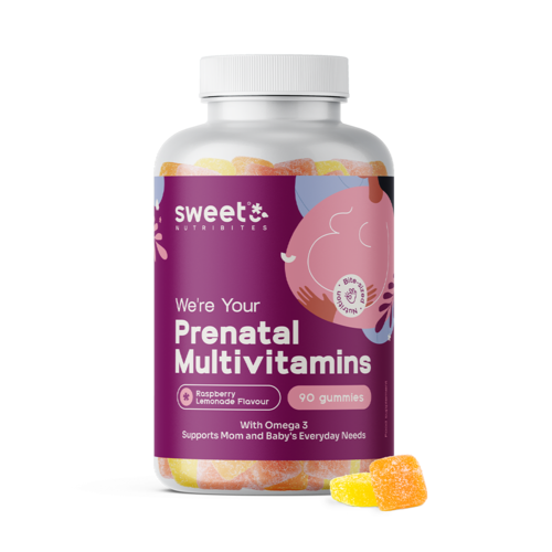 Multivitaminas pré-natais + ómega-3, 90 gomas