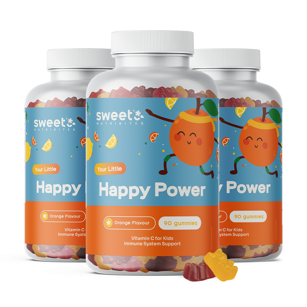 Happy Power – gomas para crianças com vitamina C