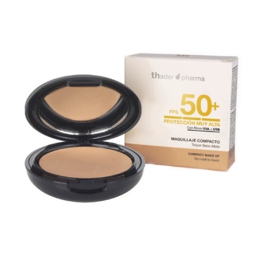 Pó compacto com FPS 50 - dourado
