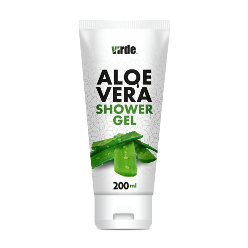 Gel de banho de aloe vera.