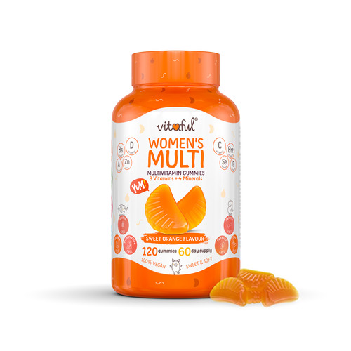 Multivitaminas para mulheres, 120 gomas