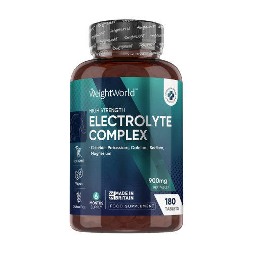 Complexo de eletrólitos em comprimidos.
