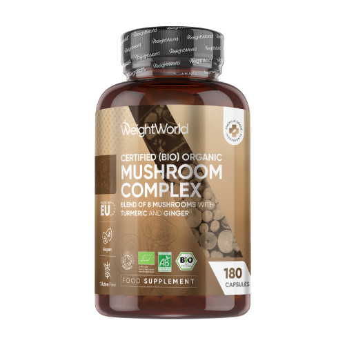 Complexo com cogumelos BIO, 180 cápsulas
