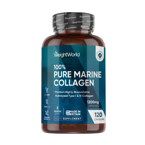 Colagénio marinho 1170 mg, 120 cápsulas